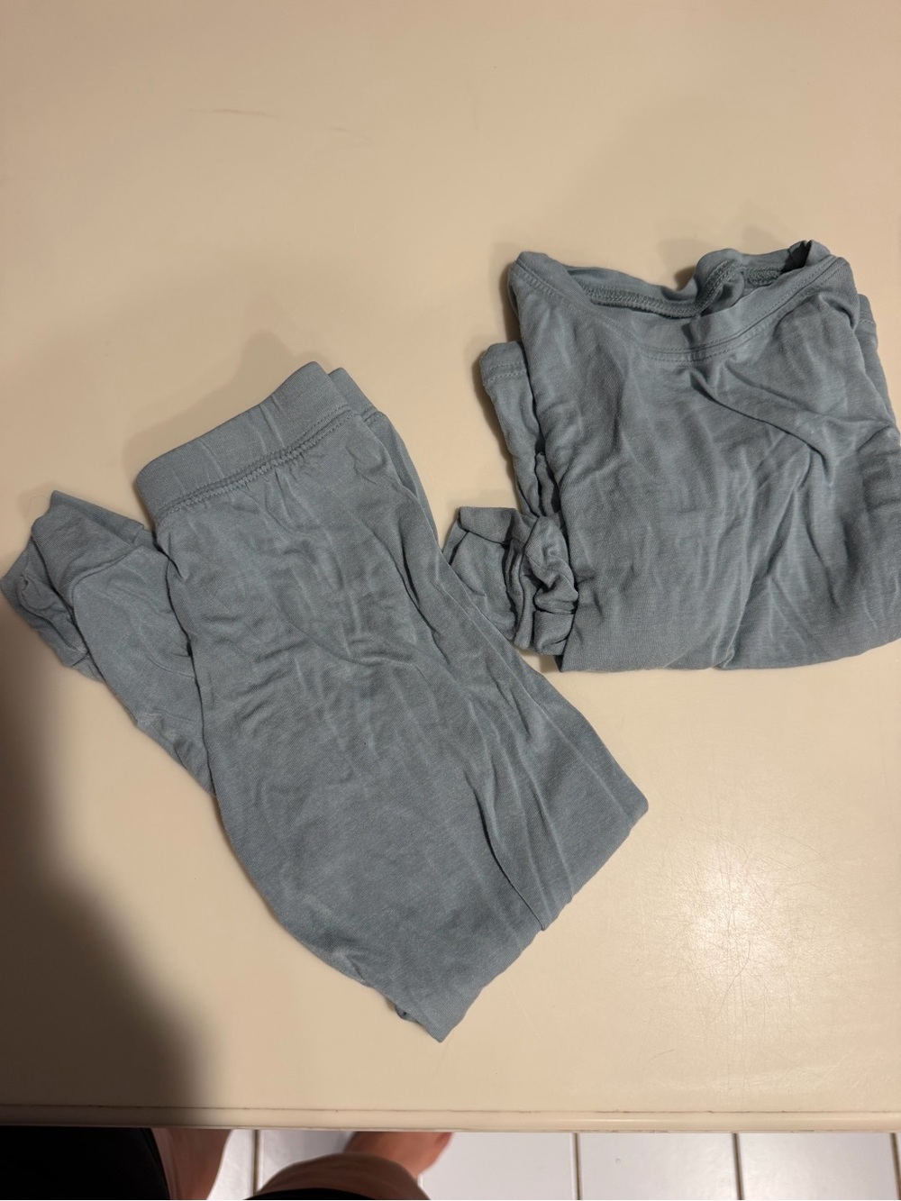 Little Sleepies two piece Grey/blue